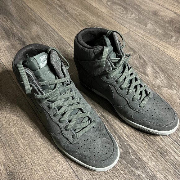 Nike Dunk Sky Hi Green Ikat Print - Picture 2 of 4